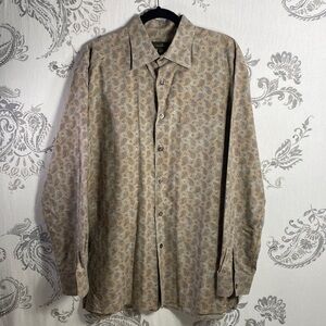 Ermenegildo Zegna Button Down
Paisley‎ Print Long Sleeve men’s